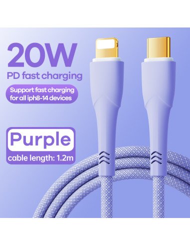 REMAX Fast Charging Cable 20W PD USB-C to Lightning 1.2m RC-C063 — view 7