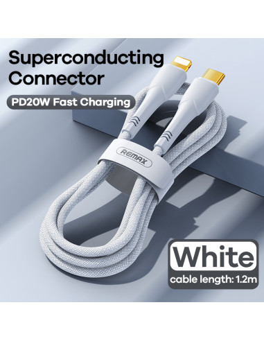REMAX RC-C063 20W Fast Charging Data Cable C-L...