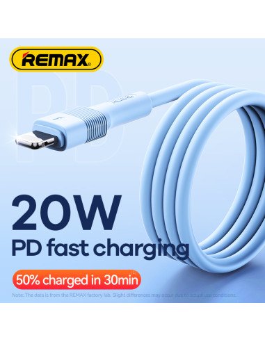 REMAX Fast Charging Cable 20W PD Liquid...