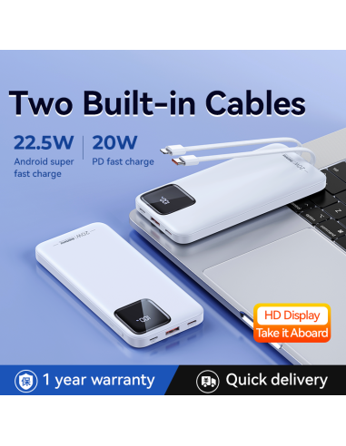 REMAX RPP-500 Fast Charging Cabled Powerbank...