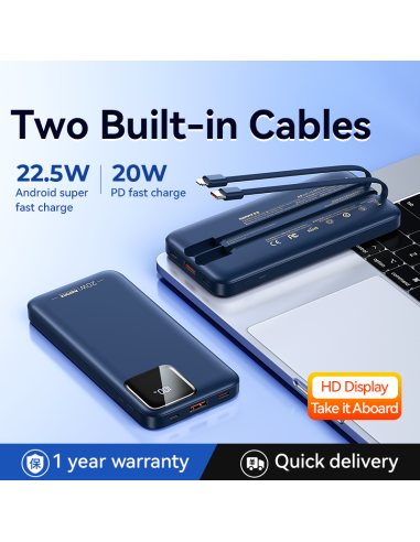 REMAX RPP-500 Fast Charging Cabled Powerbank...