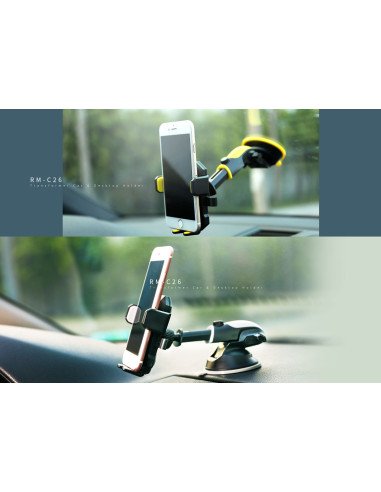 REMAX Car Phone Holder RM-C26 Black-Yellow — view 2