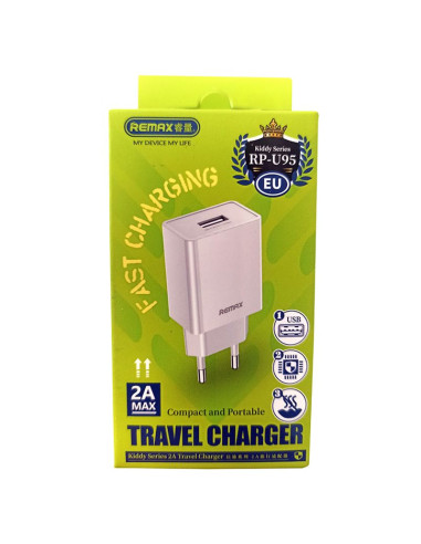 REMAX Kiddy Series 2A Travel Charger RP-U95