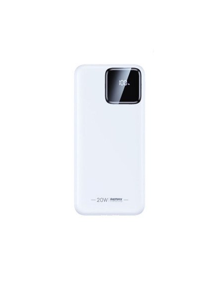 Išorinė baterija (Powerbank) REMAX RPP-500 10000mAh su įmontuotais Type-C ir Lightning kabeliais, juoda — vaizdas 4