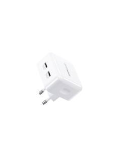 Sieninis įkroviklis REMAX RP-U87 35W PD+QC GaN 2×USB-C, greitas