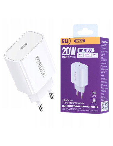 REMAX Kiddy 20W Fast Charger RP-U133 (Type C)