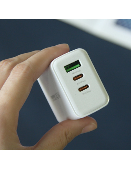 REMAX RP-U123 Kiddy Series 40W Fast Charger USB-A, 2x Type C