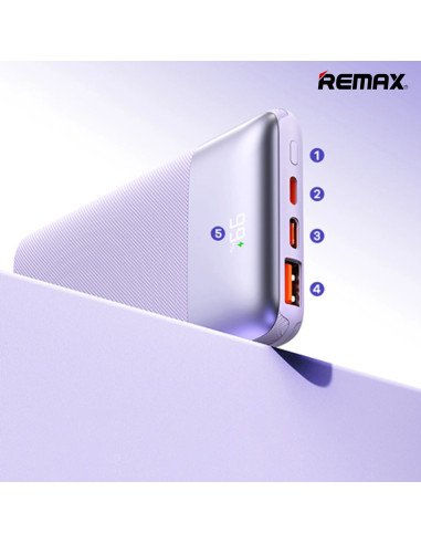 REMAX Fast Charging Power Bank 10000mAh 22.5W RPP-5, Navy — view 4