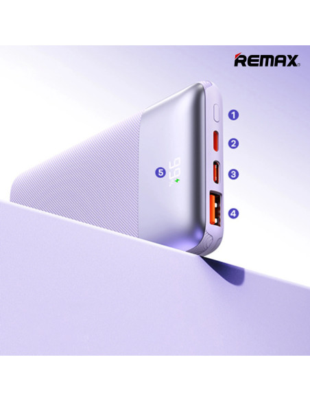 REMAX RPP-5 greito įkrovimo 22,5 W išorinė baterija - powerbank 10000 mAh, tamsiai mėlyna