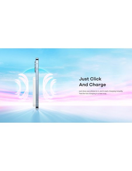 Magnetinė belaidė išorinė baterija (Powerbank) REMAX RPP-65 10000mAh 20W PD + 15W, tamsiai mėlyna — vaizdas 12