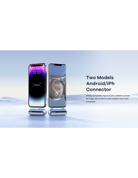 REMAX RPP-576 skubios pagalbos išorinė baterija - powerbank Iphone 2500mAh, balta