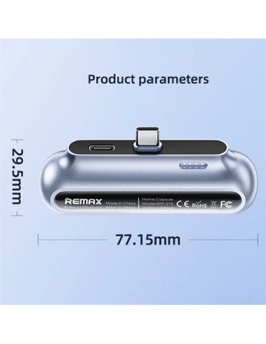 REMAX Emergency Direct Charging Power Bank 2500mAh for iPhone Lightning RPP-576, White — view 4