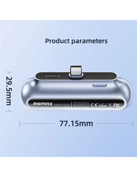 REMAX RPP-576 skubios pagalbos išorinė baterija - powerbank Iphone 2500mAh, balta