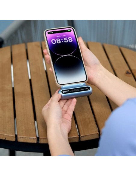 REMAX Emergency Direct Charging Power Bank 2500mAh for iPhone Lightning RPP-576, White — view 3