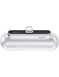 Avarinė tiesioginio įkrovimo išorinė baterija (Powerbank) REMAX RPP-576 2500mAh, skirta iPhone Lightning, balta