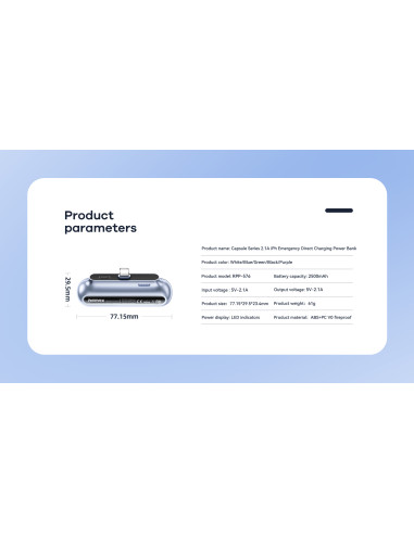 REMAX RPP-576 Emergency Direct Charging Iphone...