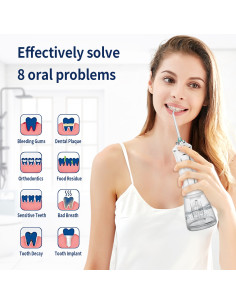 Oral irrigtor Fit2 with 6 nozzles and travel bag 2