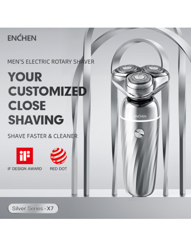 Barzdos skutimo mašinėlė ENCHEN Rotary Shaver X7
