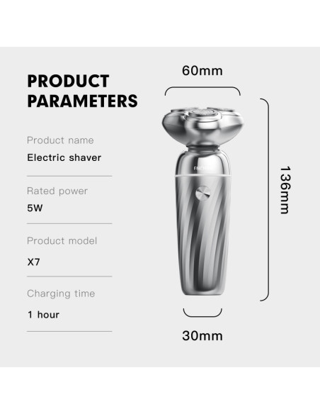 Rotary Shaver ENCHEN X7