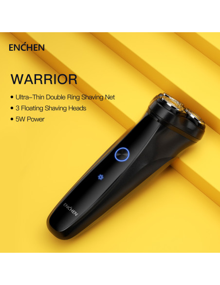 Barzdos skutimo mašinėlė ENCHEN Rotary Shaver Warrior