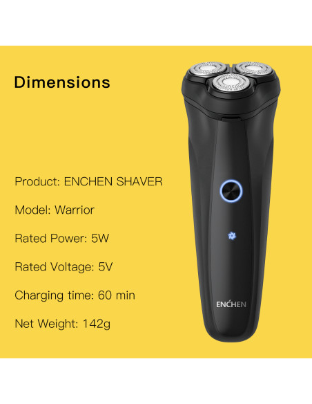 Rotary Shaver ENCHEN Warrior