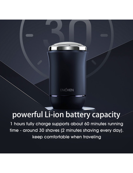 Elektrinė kelioninė skutimosi mašinėlė ENCHEN Traveller