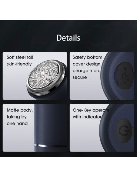 Elektrinė kelioninė skutimosi mašinėlė ENCHEN Traveller