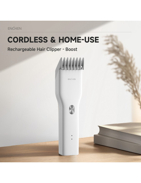 Electric Hair Clipper ENCHEN Boost (white)