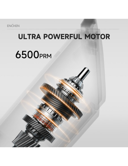 Plaukų kirpimo mašinėlė ENCHEN Boost (balta)