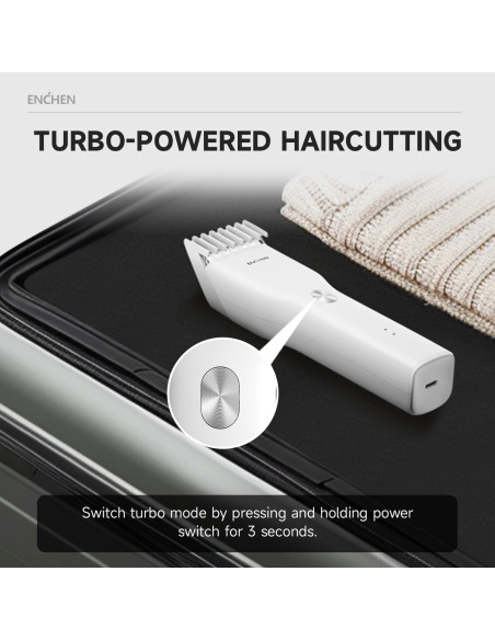 Electric Hair Clipper ENCHEN Boost (white)