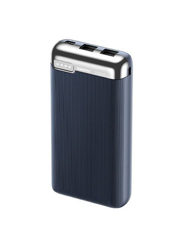 Išorinė baterija (Powerbank) REMAX RPP-626 20000mAh 2.1A su 2× USB, tamsiai mėlyna