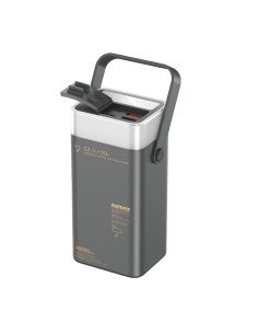 Greito įkrovimo išorinė baterija (Powerbank) REMAX RPP-596 40000mAh 22.5W su LED šviestuvu, geltona 2