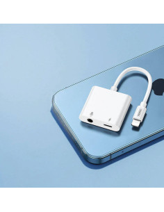 REMAX Mini Portable Adapter RL-LA11, Type-C to 3.5AUX+Type C 2