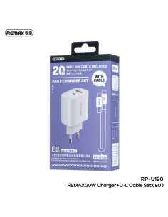 REMAX 20W greitasis įkroviklis RP-U120, USB, Type-C 2