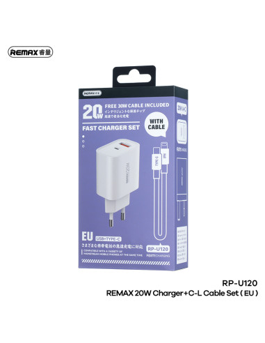 REMAX 20W greitasis įkroviklis RP-U120, USB,...