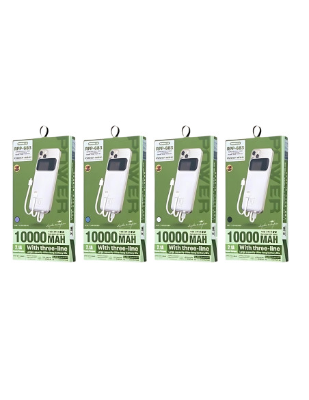 REMAX RPP-683 Powerbank 10000mAh, Black