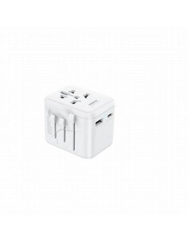 REMAX Travel Wall Charger 12W USB + USB-C with Universal Plugs RP-U23 — view 2
