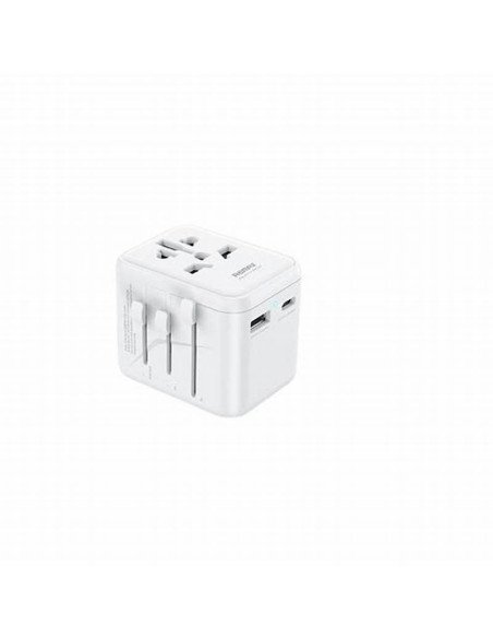REMAX Travel Wall Charger 12W USB + USB-C with Universal Plugs RP-U23 — view 2