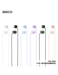 REMAX RM-619i Wired Sleep Earbuds, Type-C, Green 2