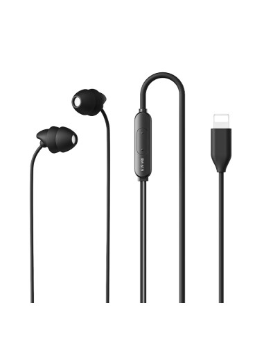 REMAX RM-619i Wired Sleep Earbuds, Iphone, black