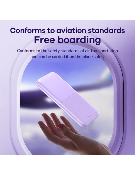 REMAX RPP-23 išorinė baterija - Powerbank 10000mAh, Šviesiai mėlyna