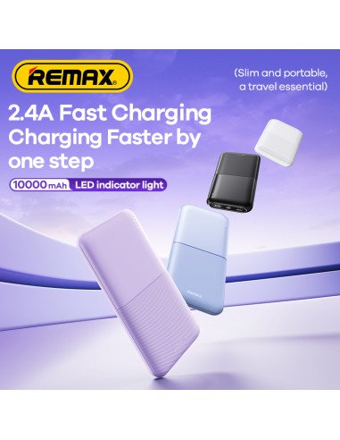 REMAX Power Bank 10000mAh 2.4A 2×USB RPP-23, Black — view 2