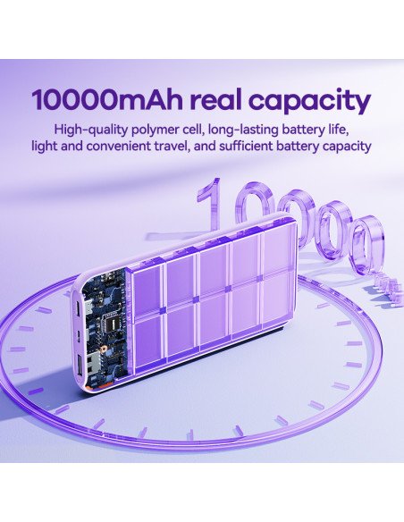 REMAX Power Bank 10000mAh 2.4A 2×USB RPP-23, Black — view 4