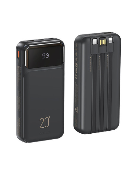 REMAX RPP-686 išorinė baterija - Powerbank 20000mAh, Juoda