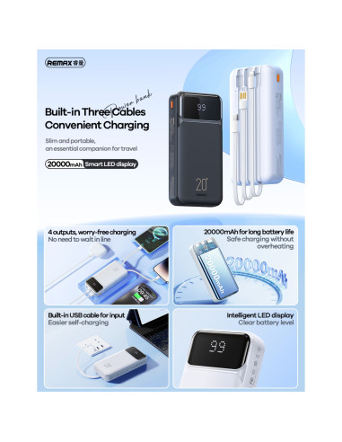 REMAX RPP-686 išorinė baterija - Powerbank...