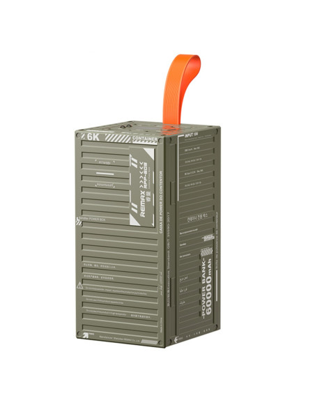 REMAX RPP-609 Outdoor Powerbank with Light 60000mAh, Green