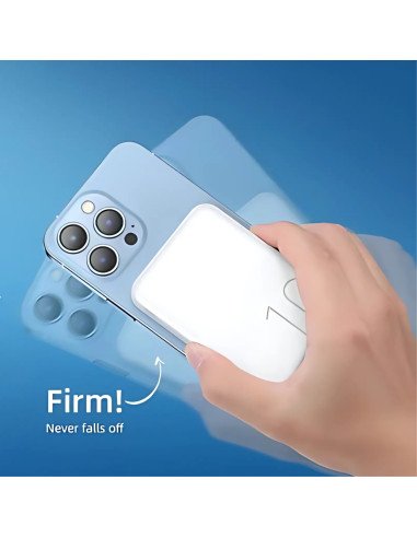 Magnetinė belaidė išorinė baterija (Powerbank) REMAX RPP-65 10000mAh 20W PD + 15W, tamsiai mėlyna — vaizdas 4