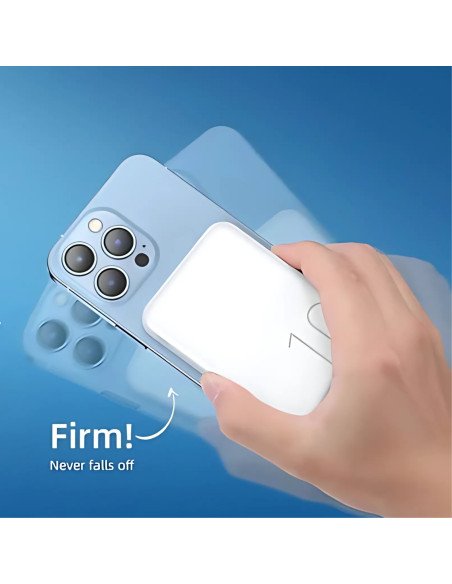Magnetinė belaidė išorinė baterija (Powerbank) REMAX RPP-65 10000mAh 20W PD + 15W, tamsiai mėlyna — vaizdas 4