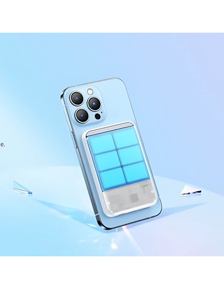 REMAX RPP-65 magnetinė išorinė baterija - powerbank 20W, 10000 mAh, tamsiai mėlyna