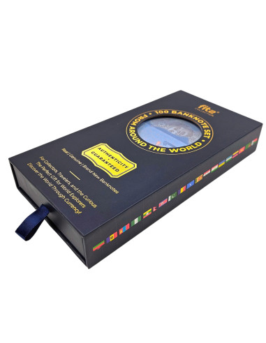 100 skirtingų banknotų rinkinys iš įvairių...